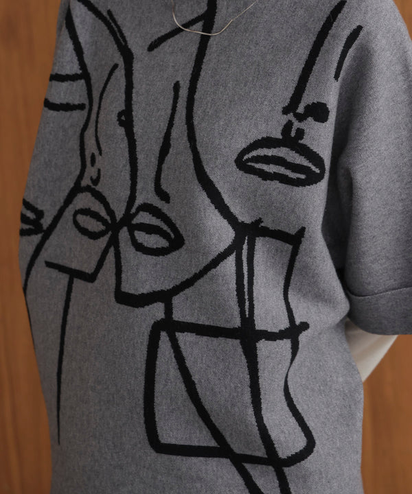 フェイスアートニット