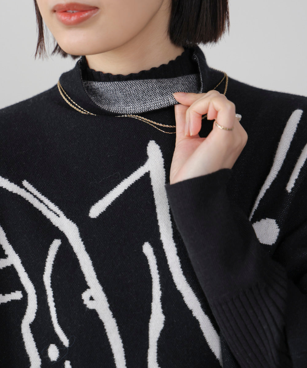 フェイスアートニット