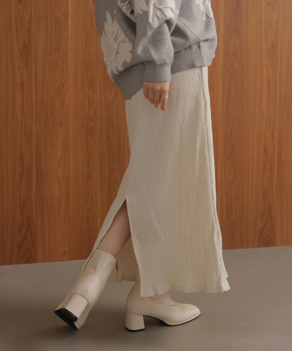 クラッシュベロアナロースカート