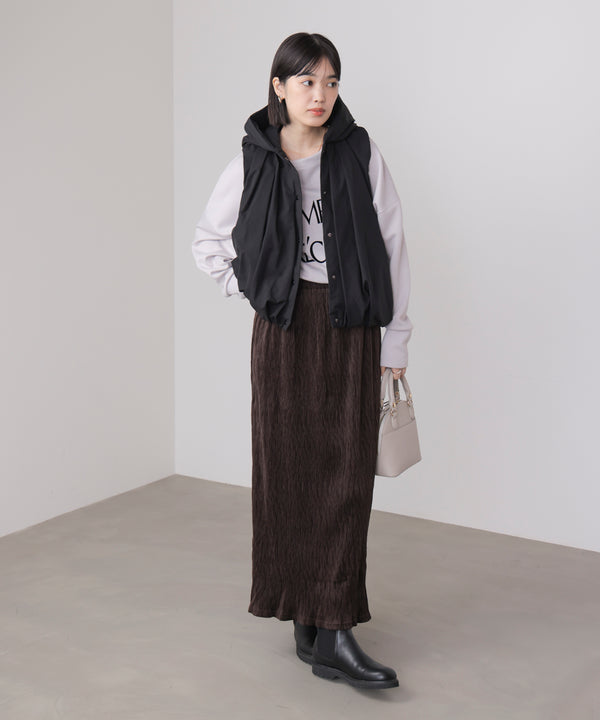 クラッシュベロアナロースカート