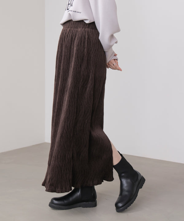 クラッシュベロアナロースカート