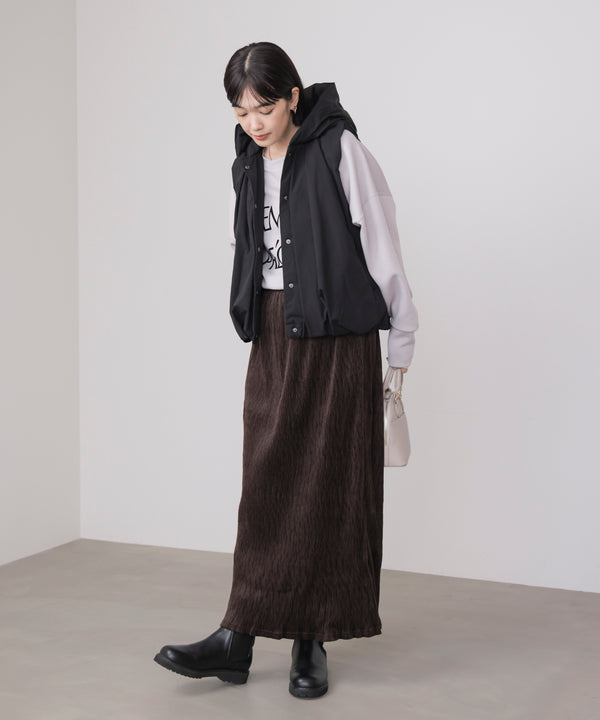 クラッシュベロアナロースカート