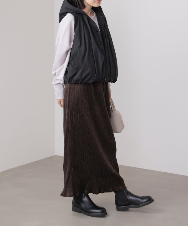 クラッシュベロアナロースカート