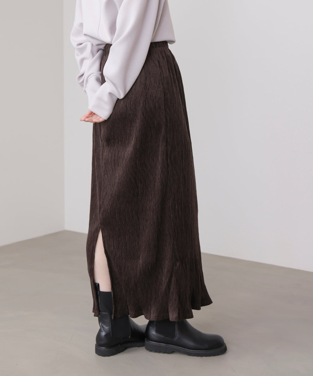 クラッシュベロアナロースカート