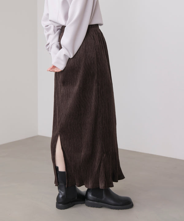 クラッシュベロアナロースカート