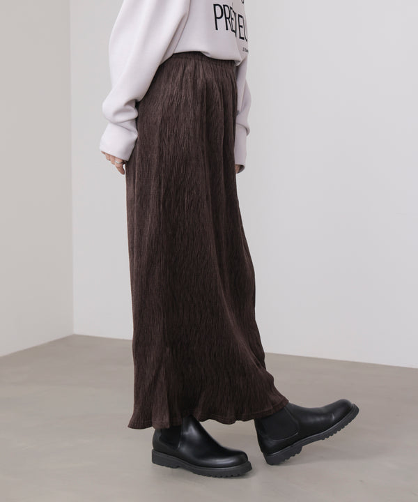 クラッシュベロアナロースカート