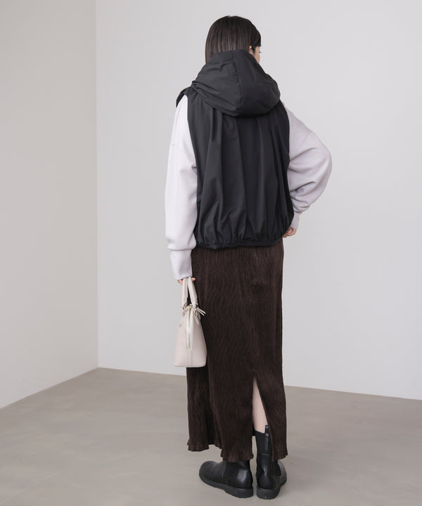 クラッシュベロアナロースカート