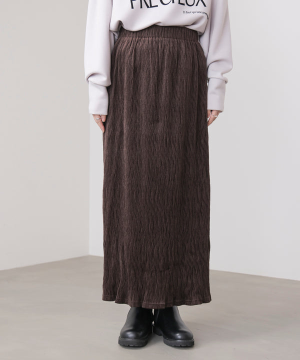 クラッシュベロアナロースカート