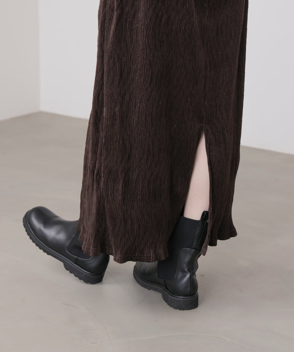 クラッシュベロアナロースカート