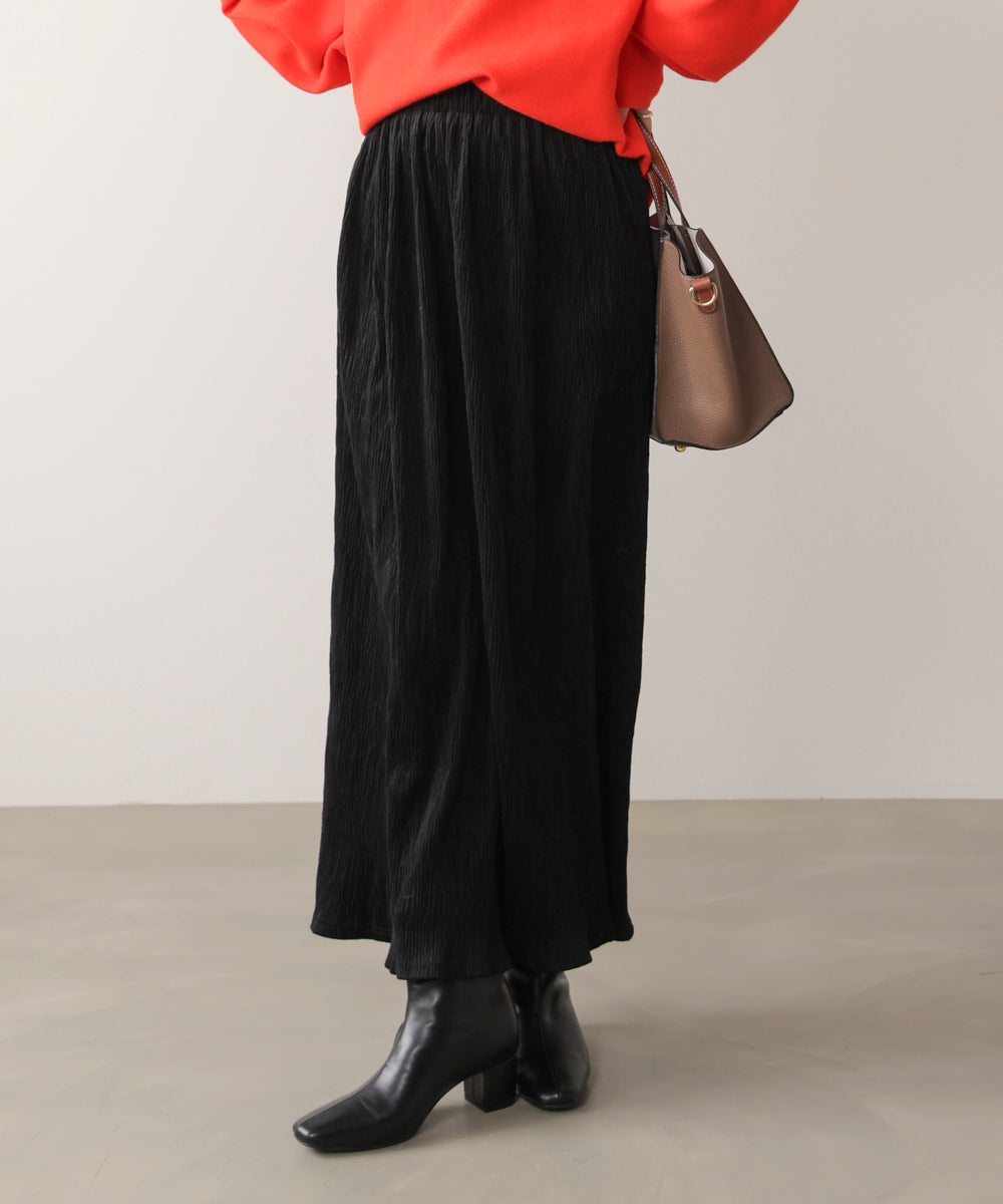 クラッシュベロアナロースカート