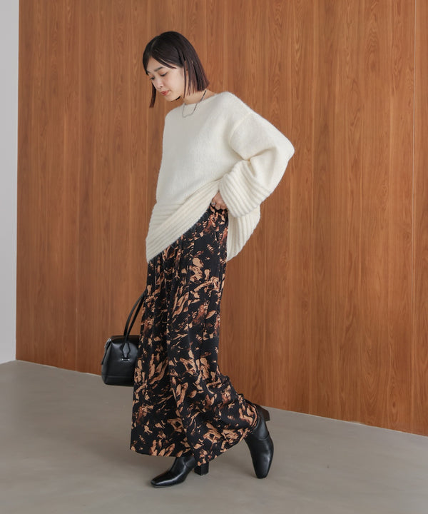 モノトーン柄パンツ