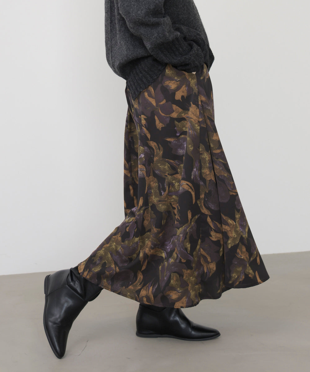 花柄フレアパンツ［12/12発送予定］