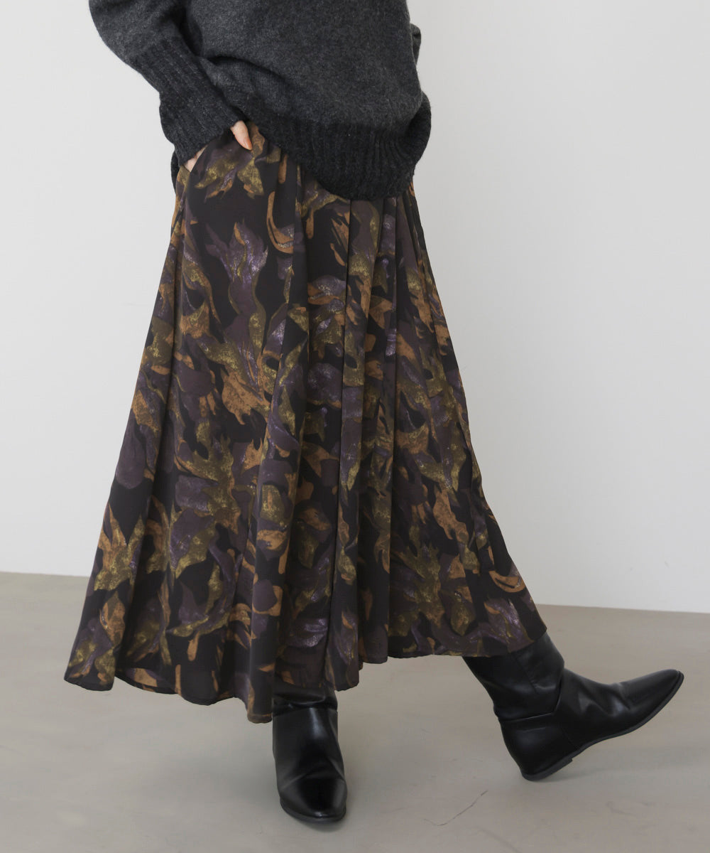 花柄フレアパンツ［12/12発送予定］