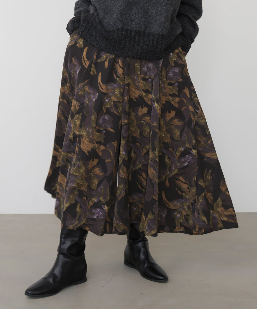 花柄フレアパンツ［12/12発送予定］