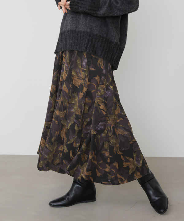 花柄フレアパンツ［12/12発送予定］