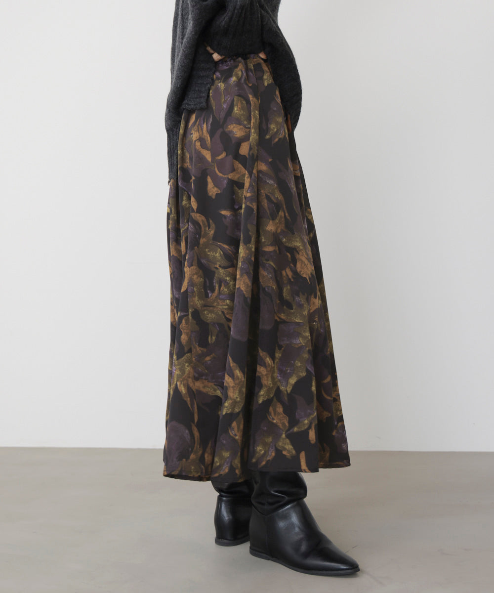 花柄フレアパンツ［12/12発送予定］