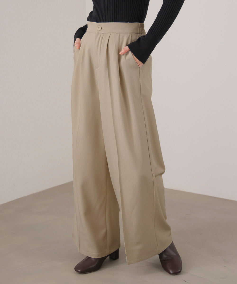 2タックストレートパンツ