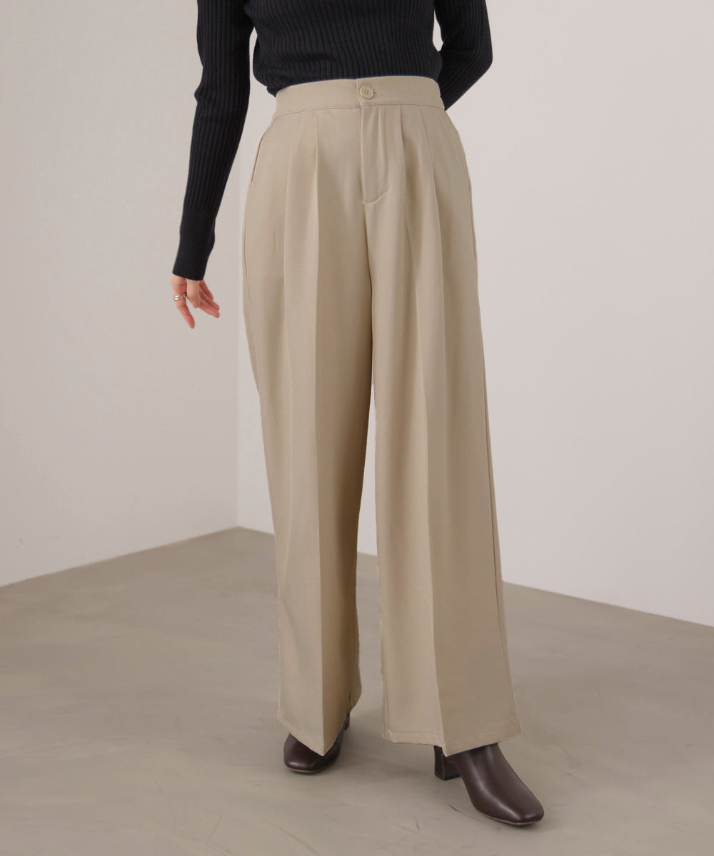 2タックストレートパンツ