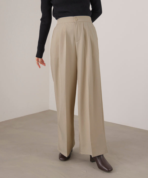 2タックストレートパンツ