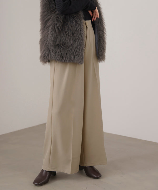 2タックストレートパンツ