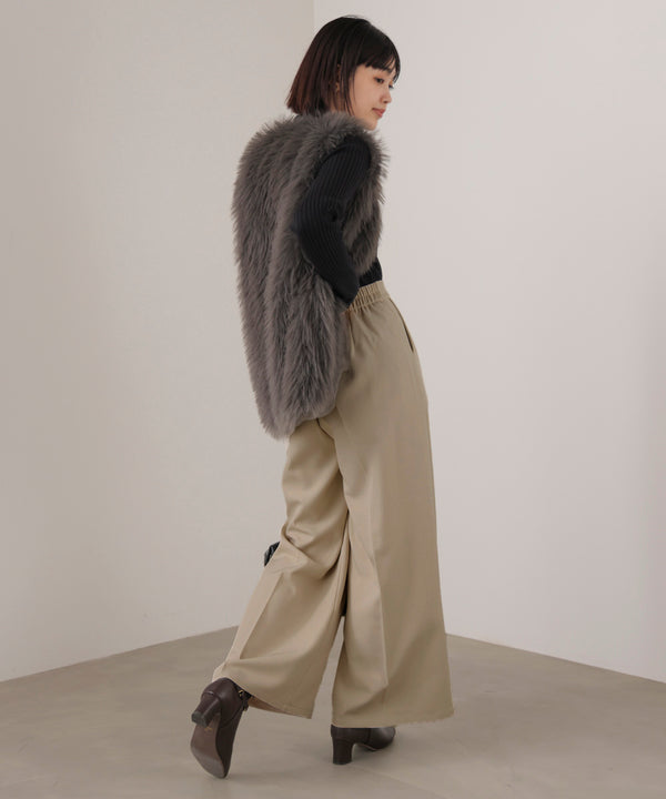 2タックストレートパンツ