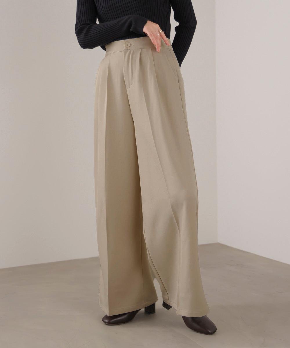2タックストレートパンツ