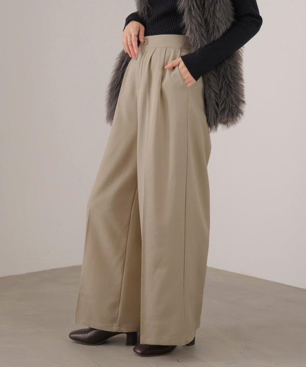 2タックストレートパンツ