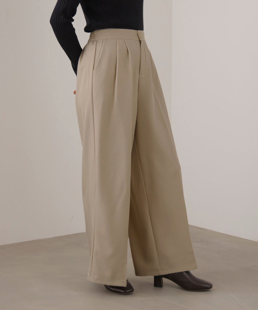 2タックストレートパンツ