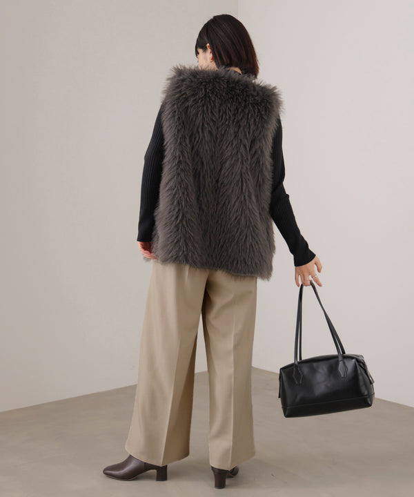 2タックストレートパンツ