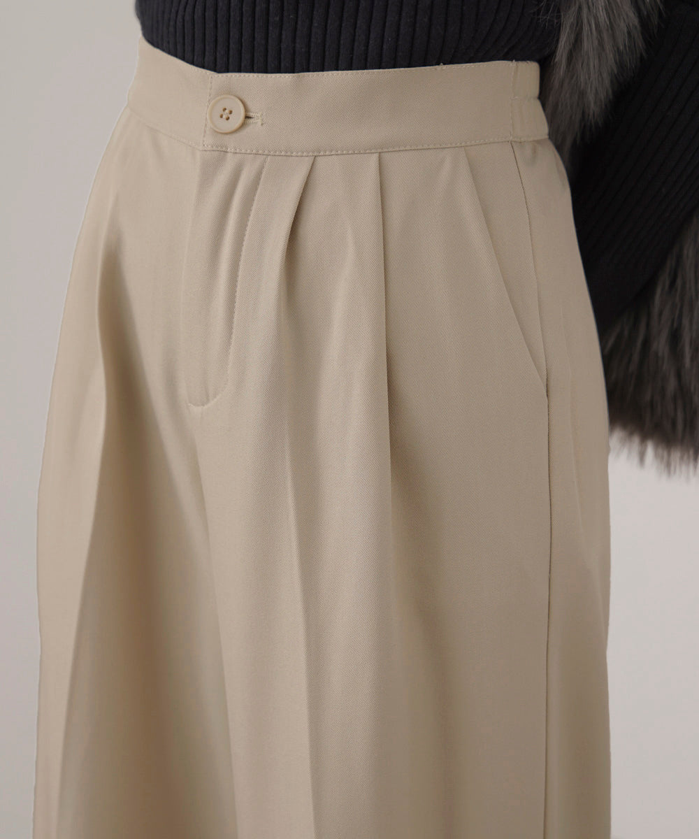 2タックストレートパンツ