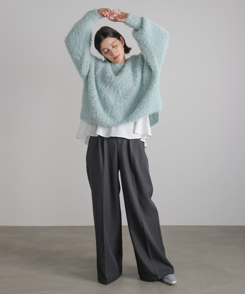 2タックストレートパンツ