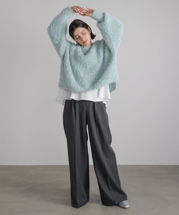 2タックストレートパンツ