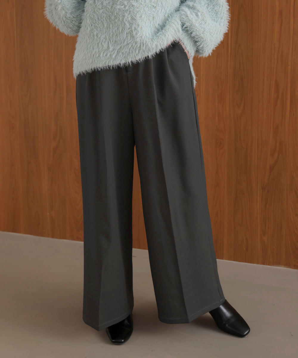 2タックストレートパンツ