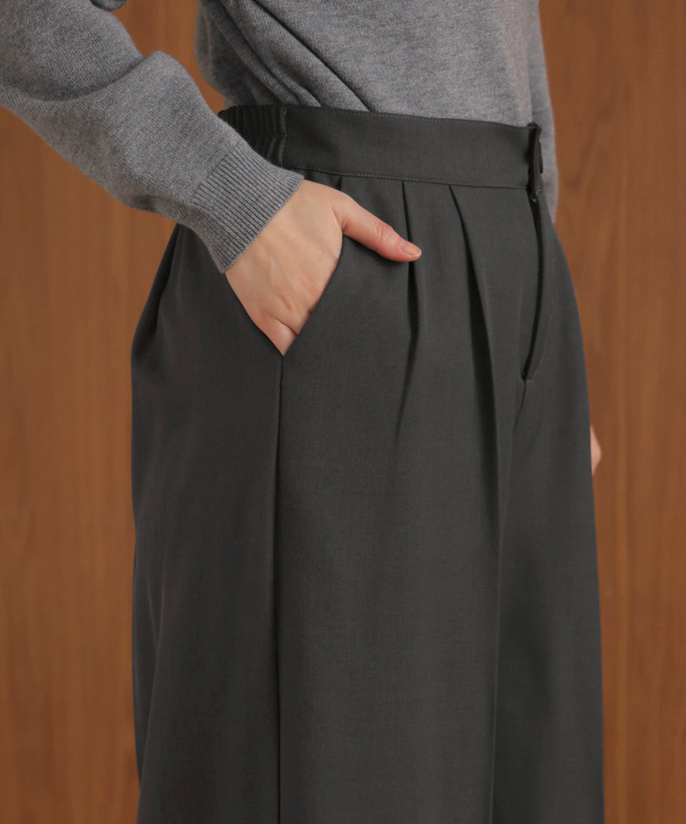 2タックストレートパンツ