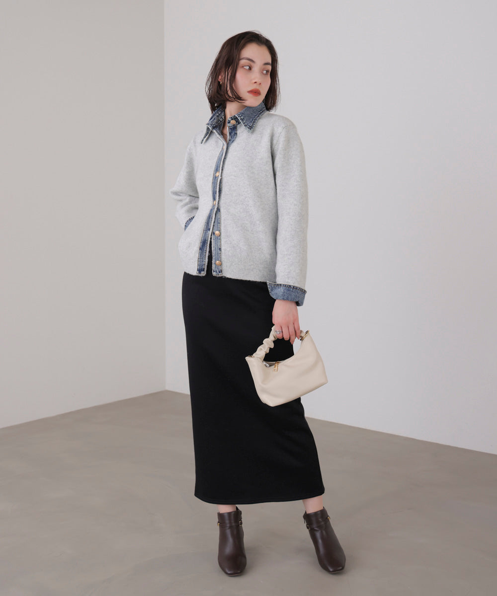 デニムニットドッキングジャケット