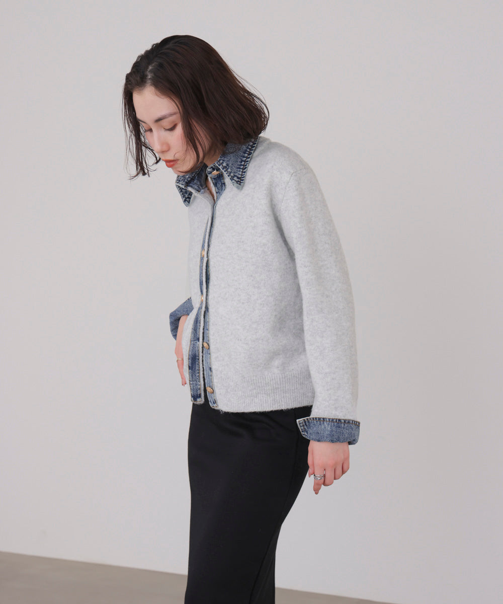 デニムニットドッキングジャケット