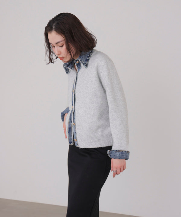 デニムニットドッキングジャケット