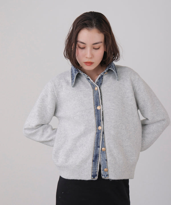 デニムニットドッキングジャケット