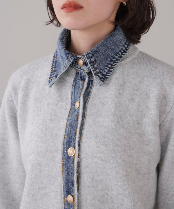 デニムニットドッキングジャケット