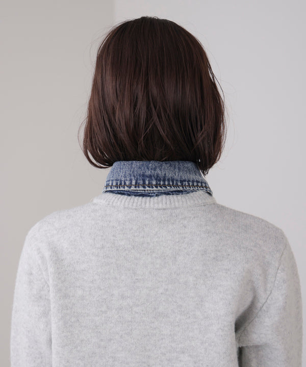 デニムニットドッキングジャケット