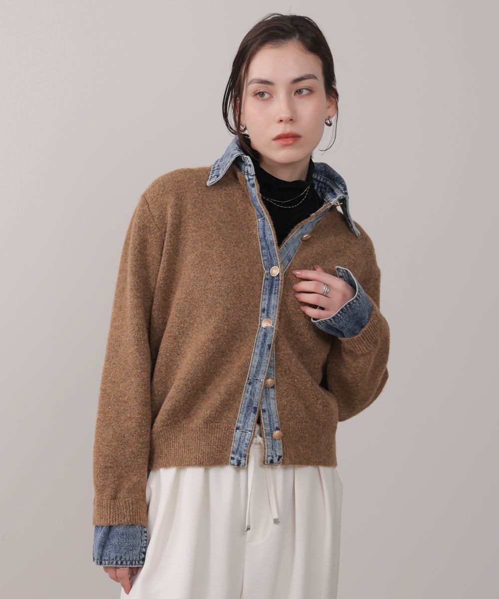 デニムニットドッキングジャケット