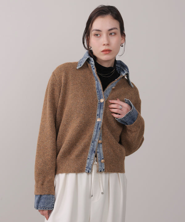 デニムニットドッキングジャケット