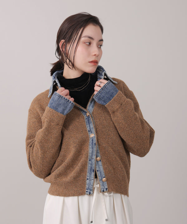 デニムニットドッキングジャケット