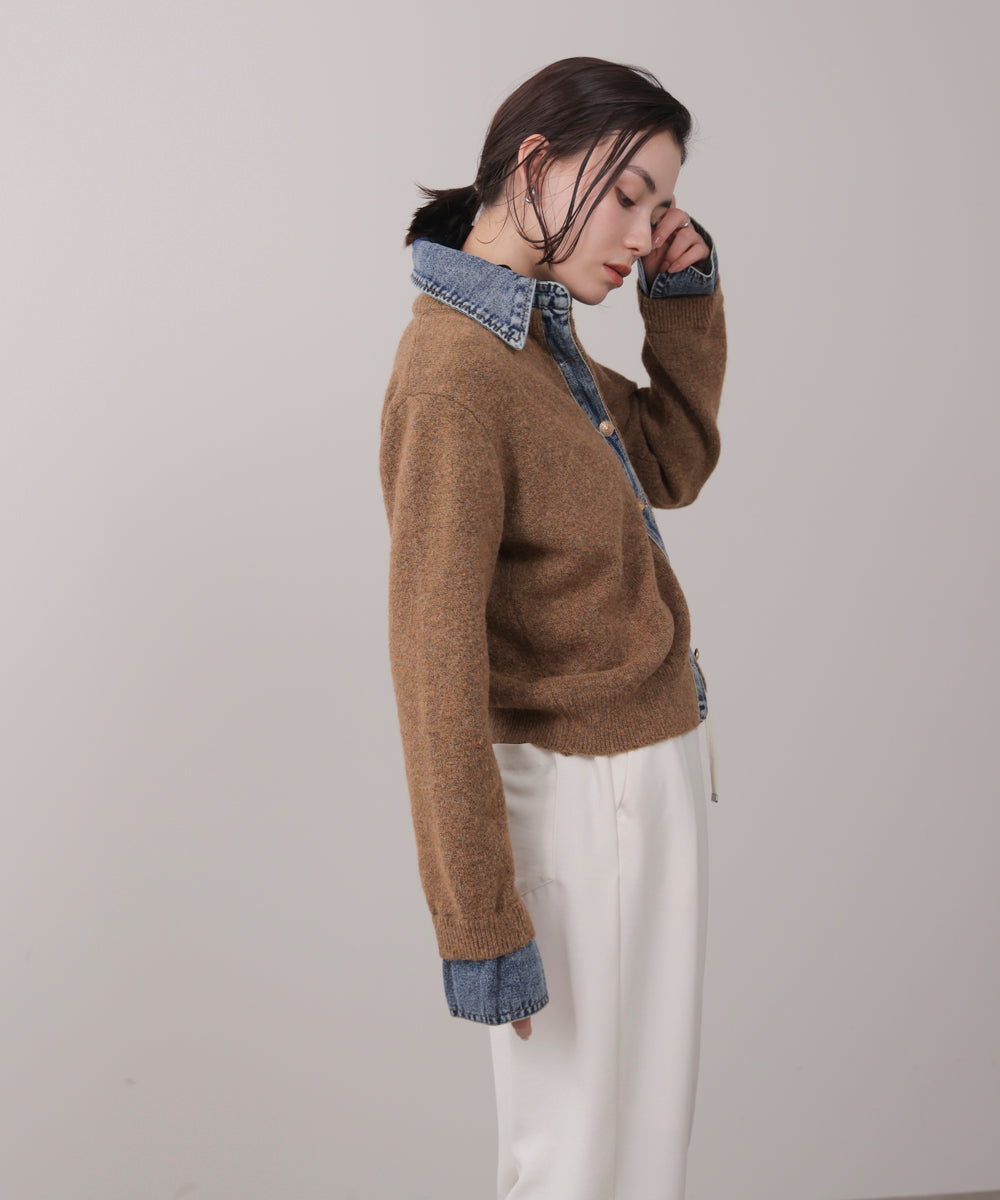 デニムニットドッキングジャケット