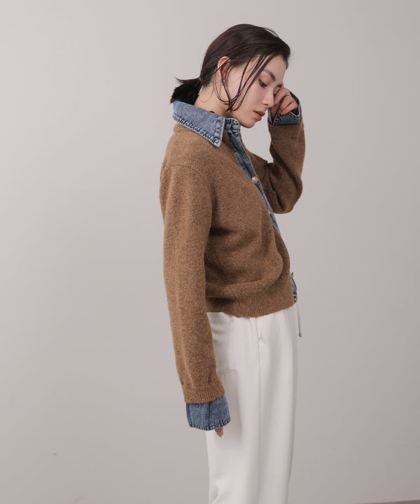 デニムニットドッキングジャケット