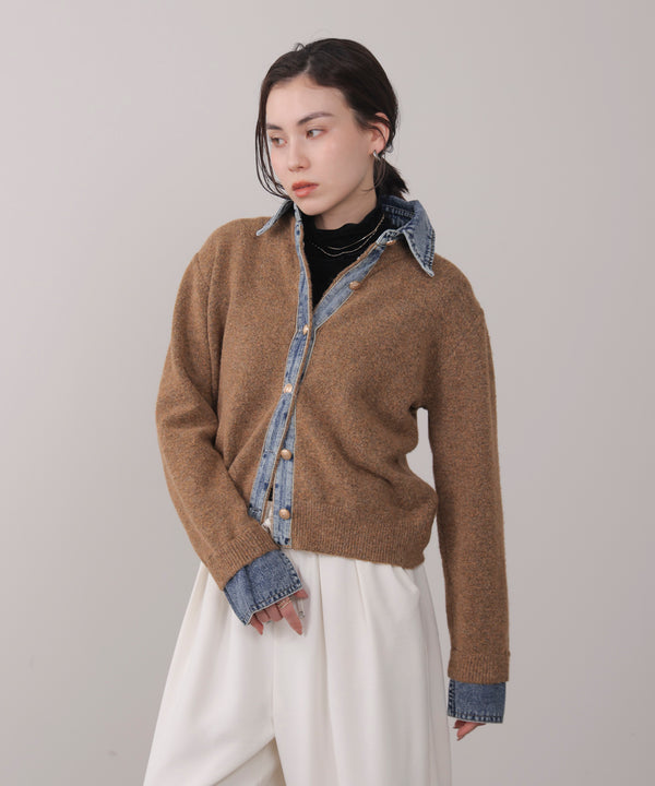 デニムニットドッキングジャケット