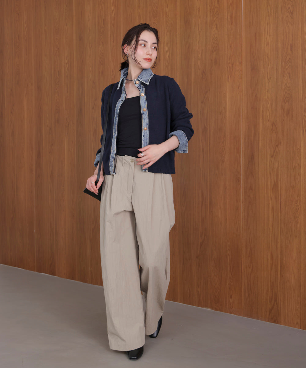 デニムニットドッキングジャケット