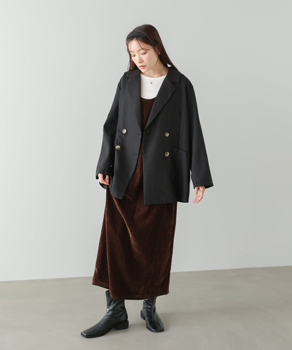 ベロアロングワンピース