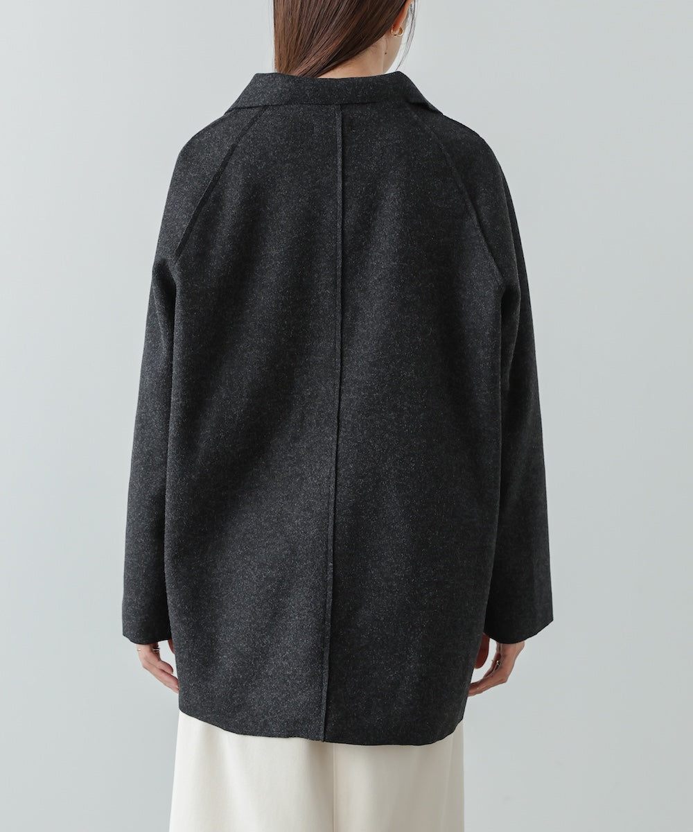 2025AW ウールライクダブルジャケット　テーラード　ダブルジャケット ウールライクテーラードダブルジャケット
