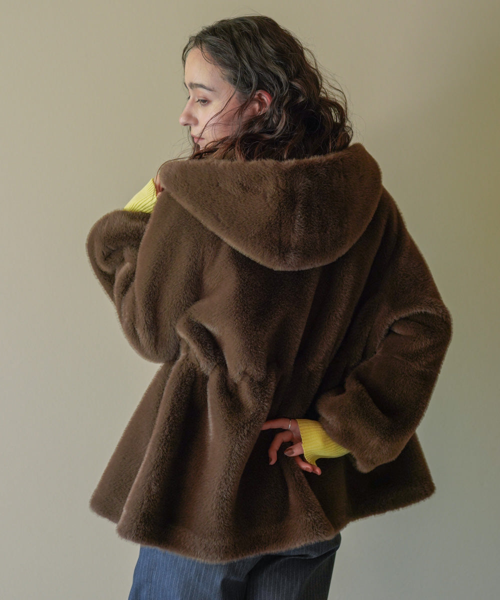 リズリサレア♡フェイクファーモッズコート 本日限定価格！【美品】LIZ LISAリズリサ ファーモッズコート O リボン